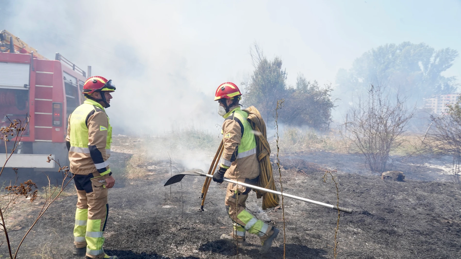 Aumenta el peligro de incendios en varias zonas de Castilla y León