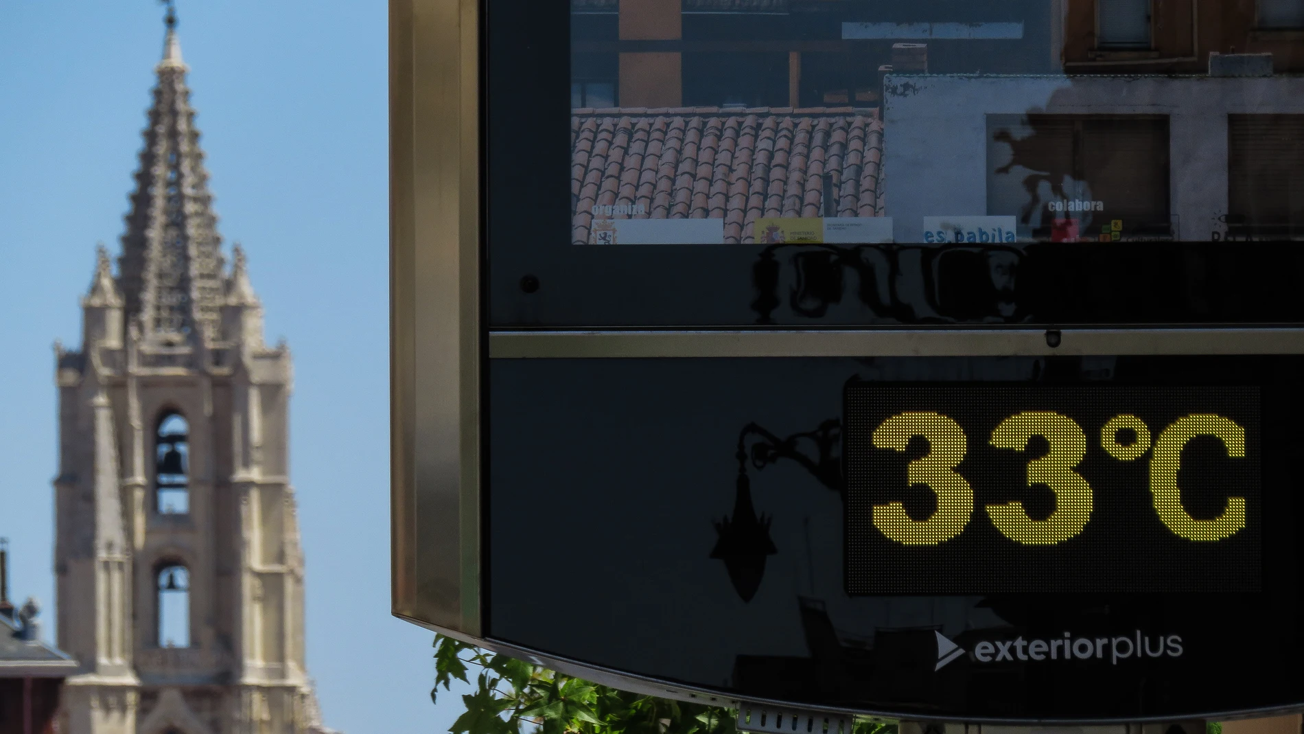 Aumento de las temperaturas en la capital leonesa