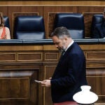 María Jesús Montero y Santiago Abascal en el Congreso