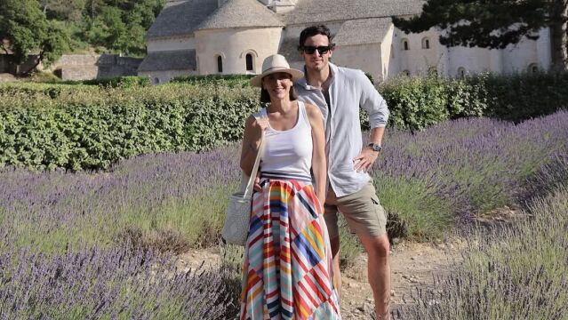 Tamara Falcó en Provenza con Íñigo Onieva.