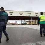 Frontera entre España y Portugal, en la localidad salmantina de Fuentes de Oñoro