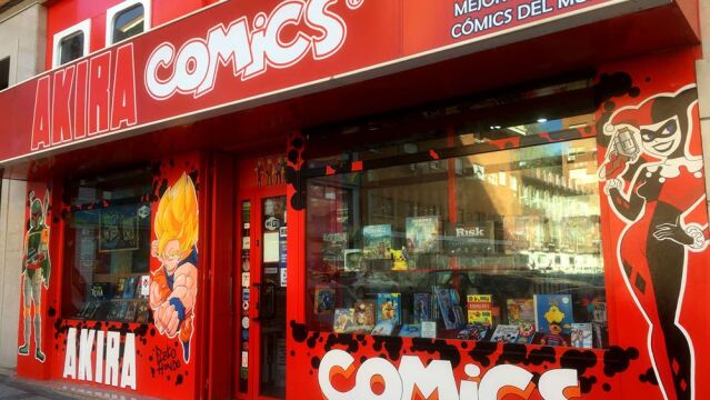 La librería Akira se encuentra en la madrileña avenida de Betanzos