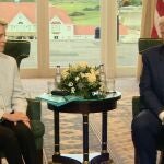 UE/EEUU.- Trump y Von der Leyen coinciden en que el acuerdo está "al 50 a 50" antes de su crucial reunión en Escocia
