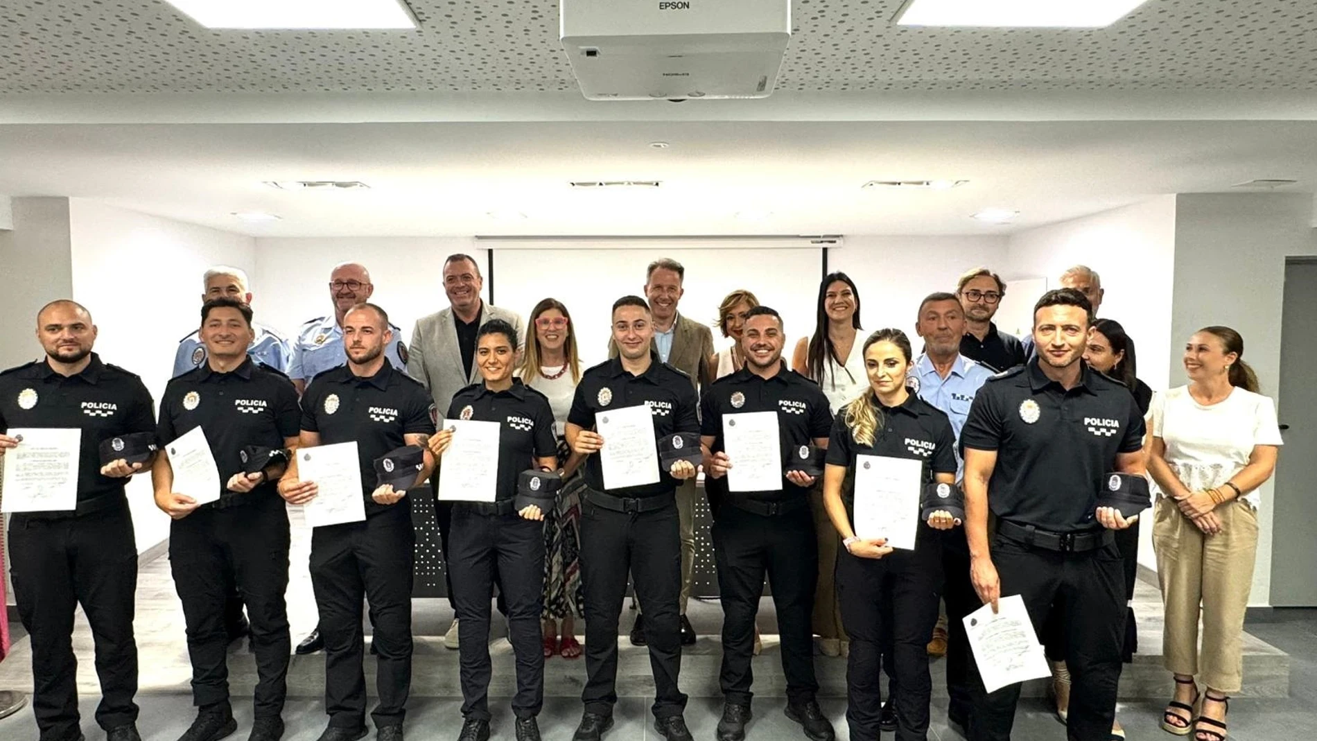 La plantilla de la Policía Local de Lorca incorpora ocho agentes