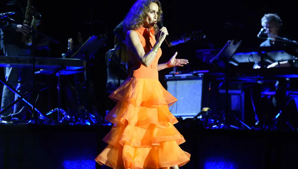 Ana Belén con vestido en Sitges.