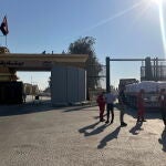 Aid trucks cross through Rafah border at Egypt's crossing with Gaza