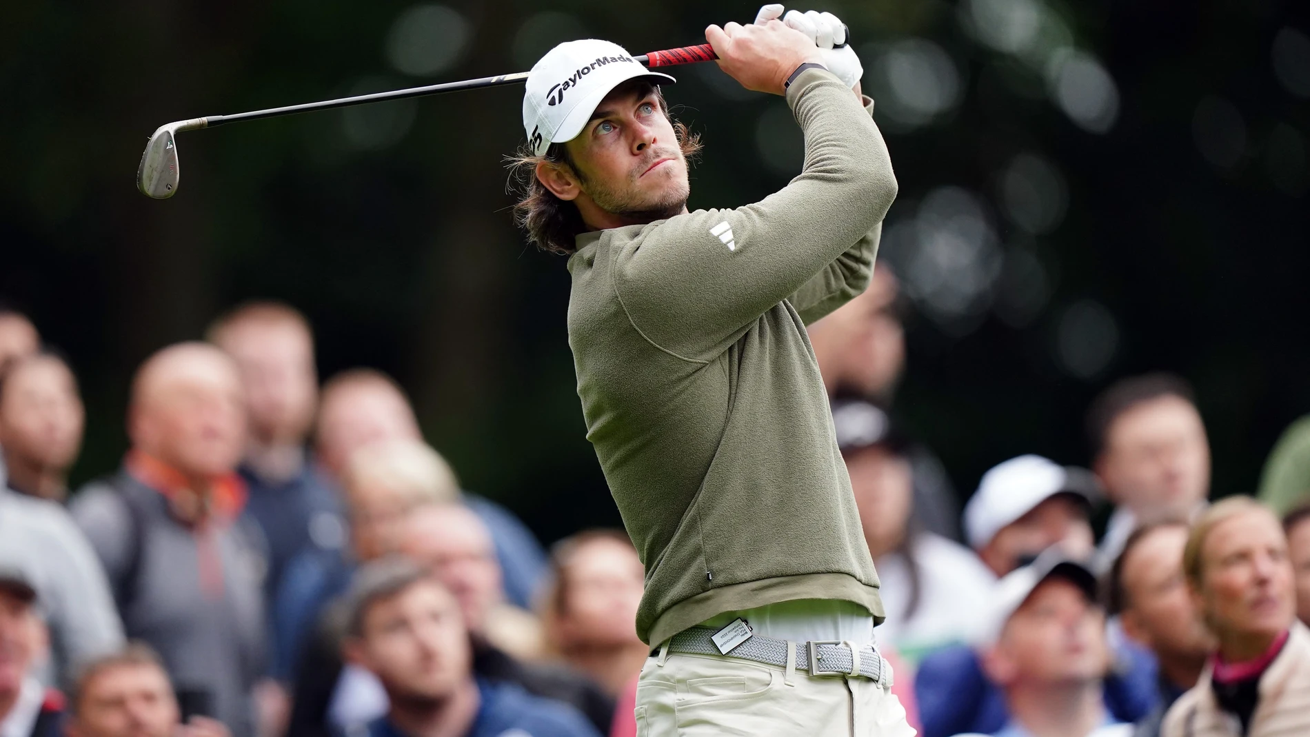 (Foto de ARCHIVO) FILED - 18 September 2024, United Kingdom, Virginia Water: Gareth Bale in action during BMW PGA Championship at Wentworth. Bale admitted he was "100 per cent sure" that he could not become a professional golfer. Photo: Zac Goodwin/PA Wire/dpa 18/09/2024 ONLY FOR USE IN SPAIN