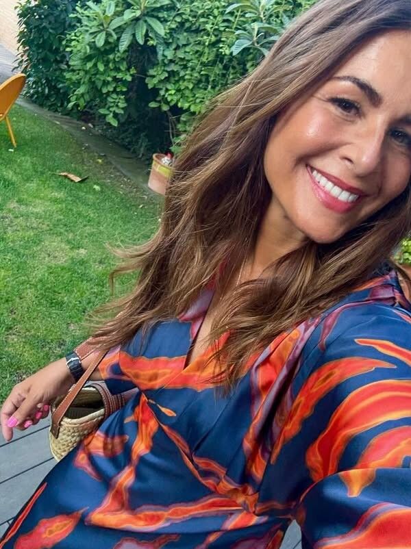 El vestido de Nuria Roca.