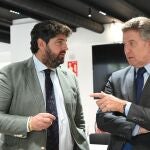 Fernando López Miras y Alberto Núñez Feijóo, en el Comité Ejecutivo Nacional del PP