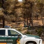 Agentes del Seprona de la Guardia Civil durante la vigilancia