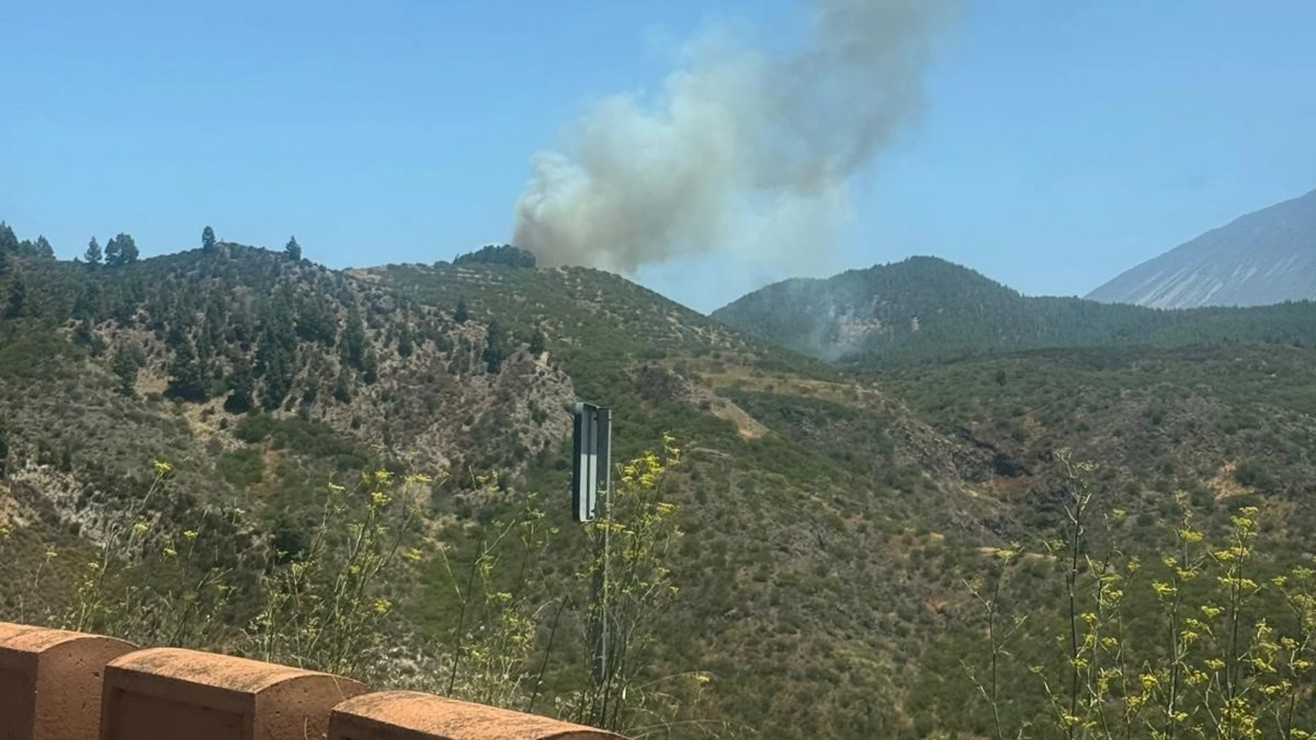 Incendio en Santiago del Teide, Tenerife