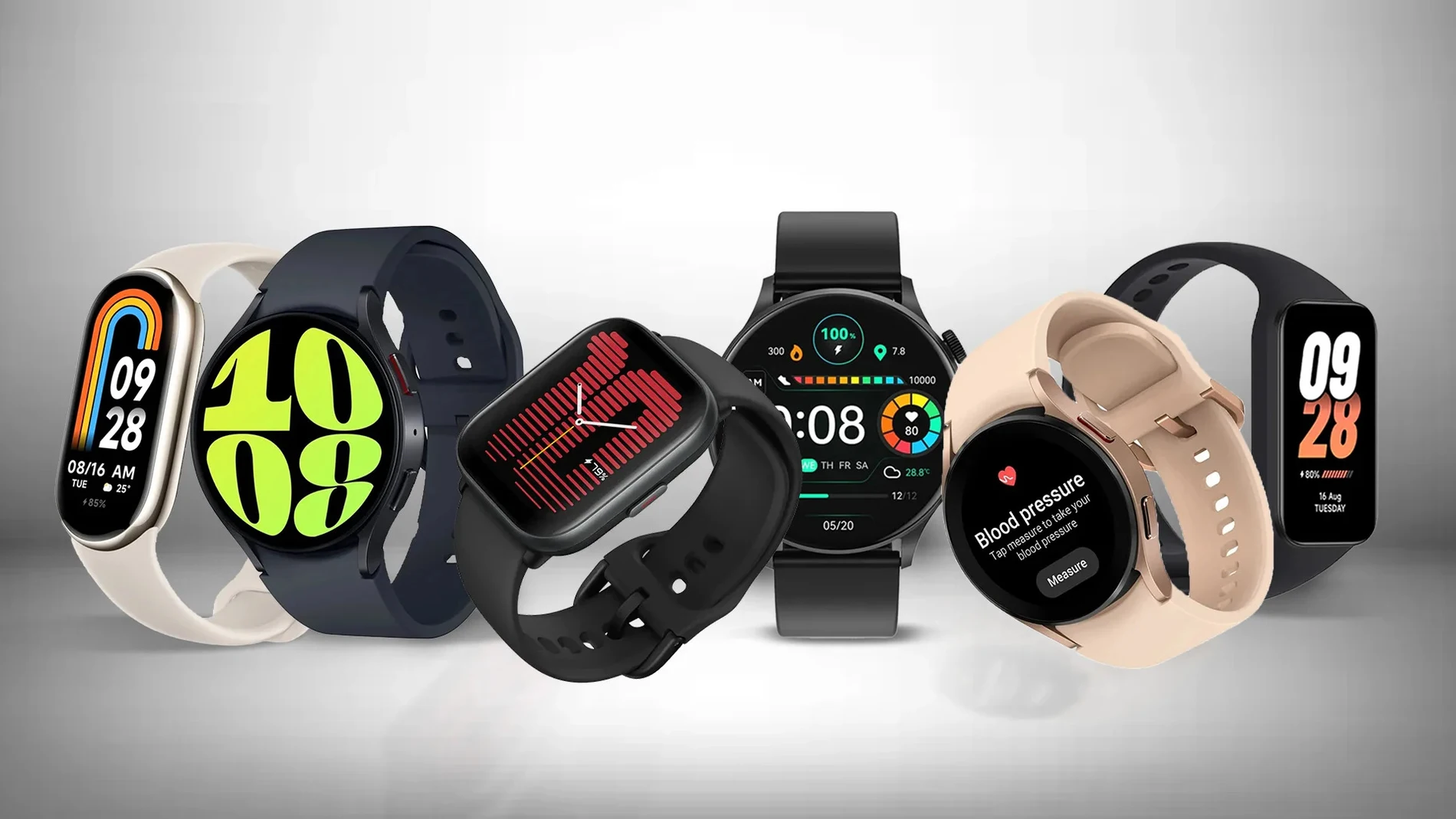 relojes de marca OnePlus, HUAWEI...