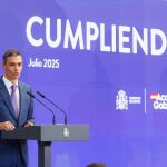 El presidente del Gobierno, Pedro Sánchez, hace balance del año de legislatura.