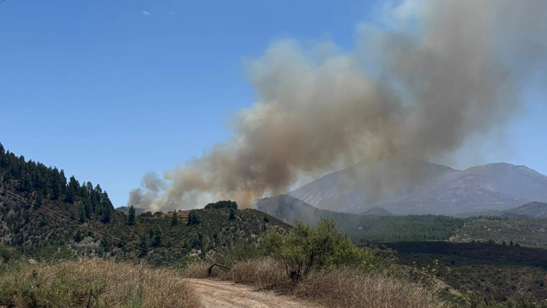Incendio en Santiago del Teide, Tenerife