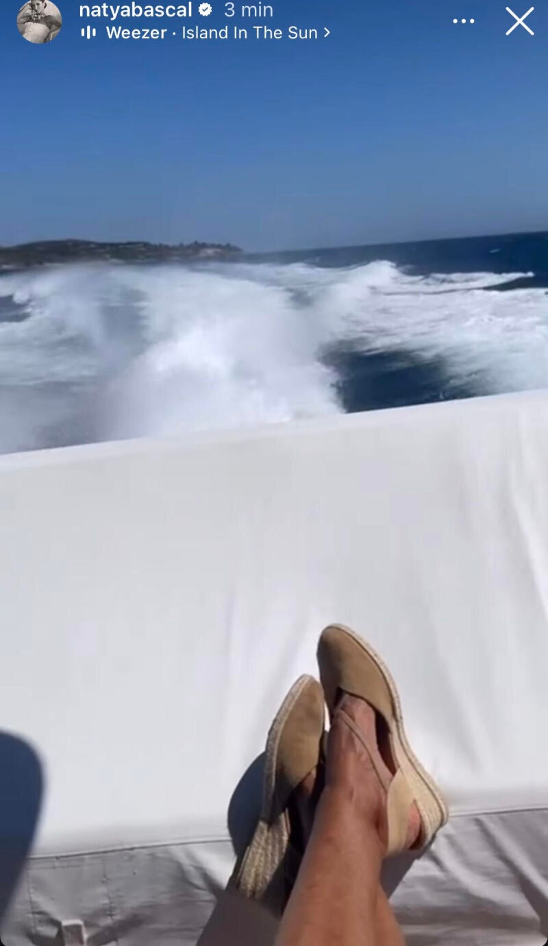 Las alpargatas de Naty Abascal.