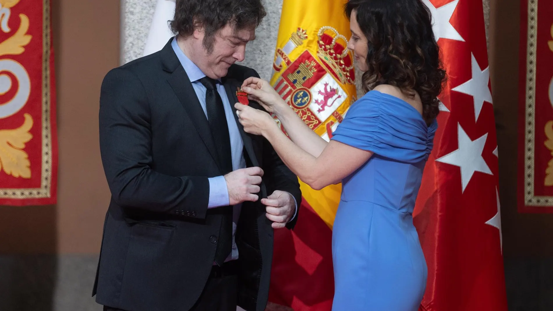 El TSJM inadmite el recurso del PSOE contra la concesión de la Medalla Internacional de la Comunidad a Milei