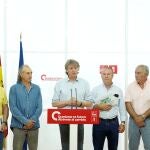 El secretario general del PSOECyL Carlos Martínez se reúne con las organizaciones agrarias
