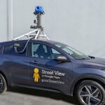 Un coche de Google Street View