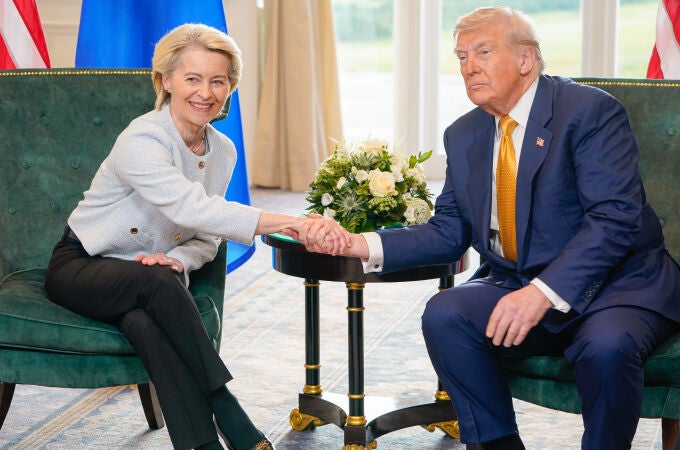 REUNIÓN DONALD TRUMP URSULA VON DER LEYEN