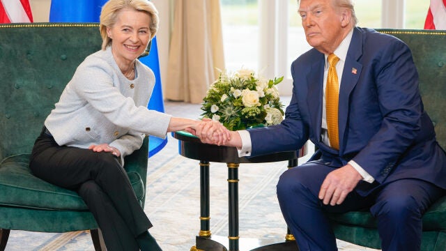 REUNIÓN DONALD TRUMP URSULA VON DER LEYEN