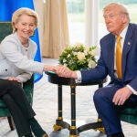 REUNIÓN DONALD TRUMP URSULA VON DER LEYEN
