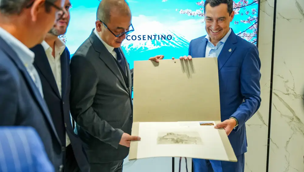 Primera jornada del viaje oficial del presidente de la Junta de Andalucía a Japón