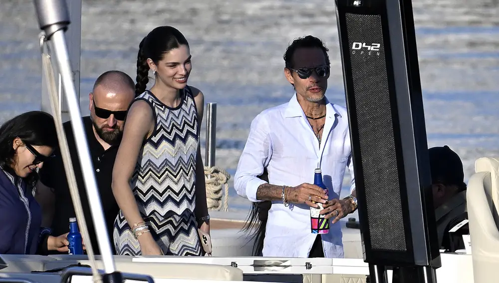 Nadia Ferreira y Marc Anthony en Mallorca