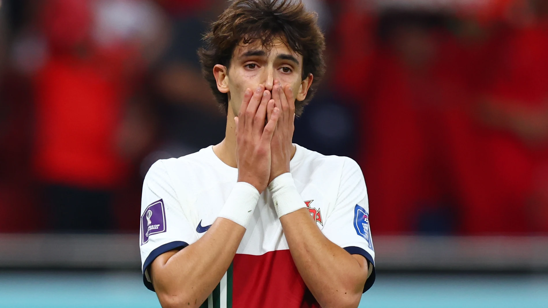 Joao Félix, con la camiseta de Portugal