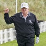 Donald Trump, en Escocia