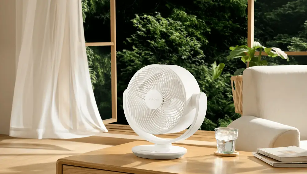 Gracias a su formato ultracompacto, el Xiaomi Smart Desktop Air Circulation Fan encaja en cualquier estancia
