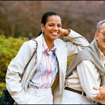 Ronna Keith y Julio Iglesias Puga