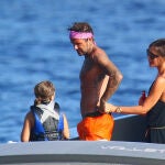 David y Victoria Beckham en Saint Tropez
