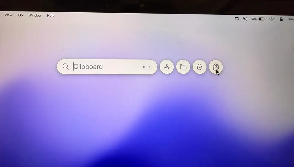 Portapapeles en macOS 26 Tahoe
