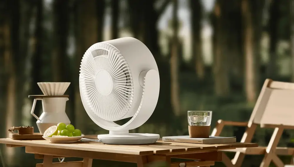 El Xiaomi Smart Desktop Air Circulation Fan también es adecuado para exteriores