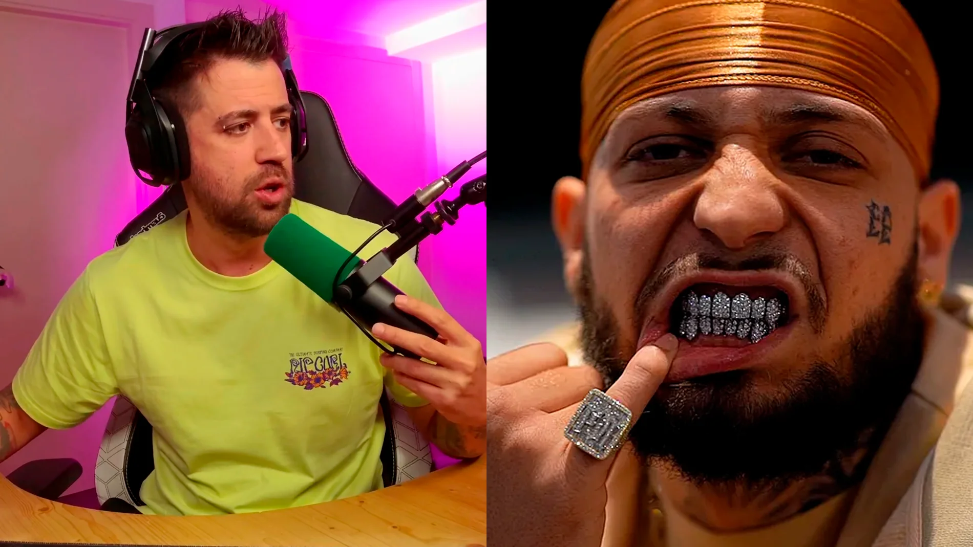 El cantante JC Reyes reta a Auronplay a una pelea por haber dicho que estaba fumando marihuana en La Velada
