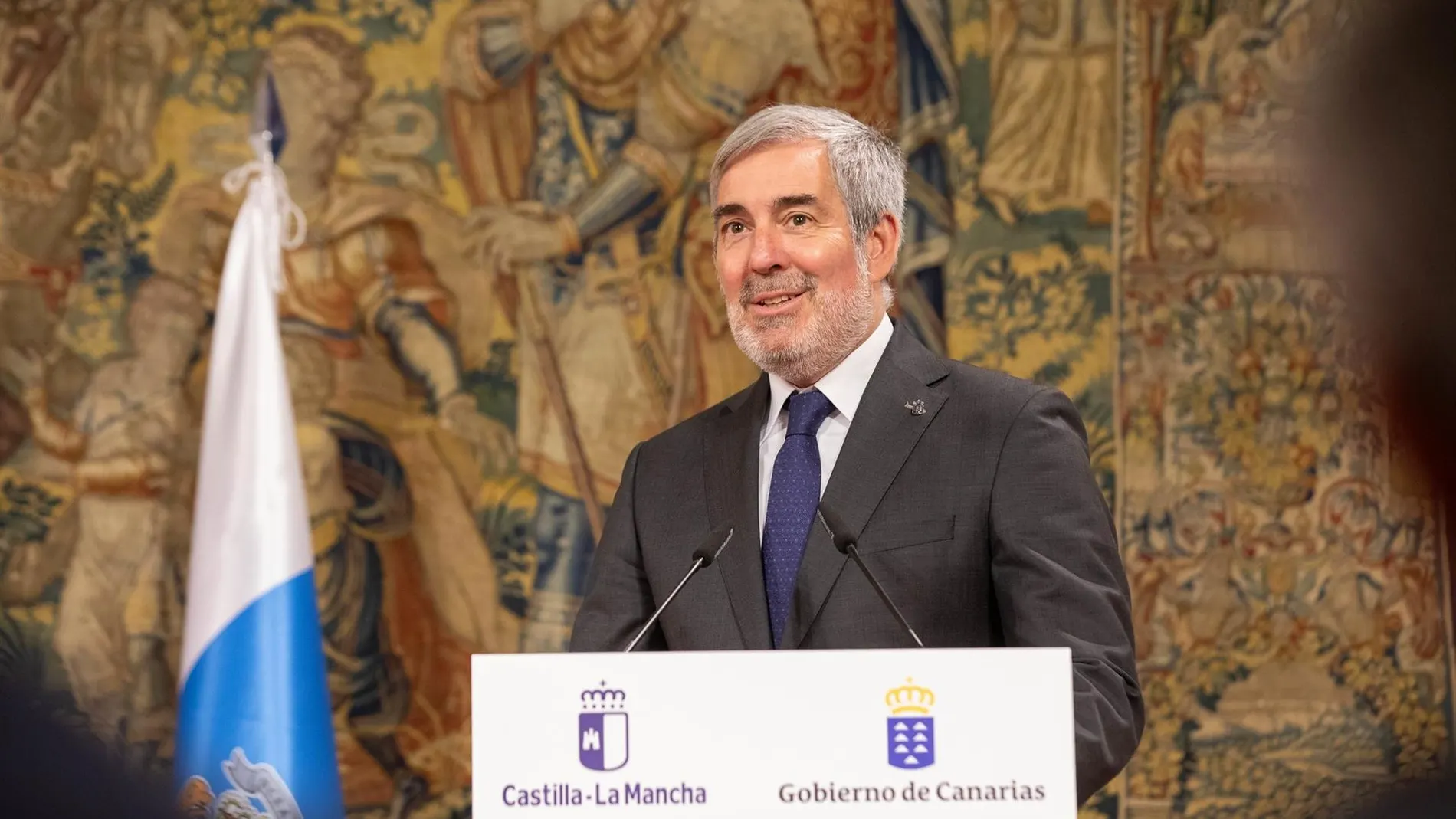El presidente del Gobierno de Canarias, Fernando Clavijo