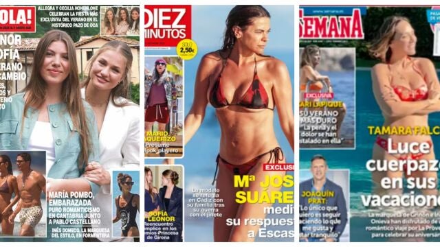 Portadas de las revistas del corazón 30 julio 2025