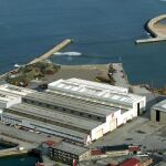 imagen aérea de la Planta de El Tellerón en Gijón