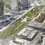 Nuevo parque de la Castellana