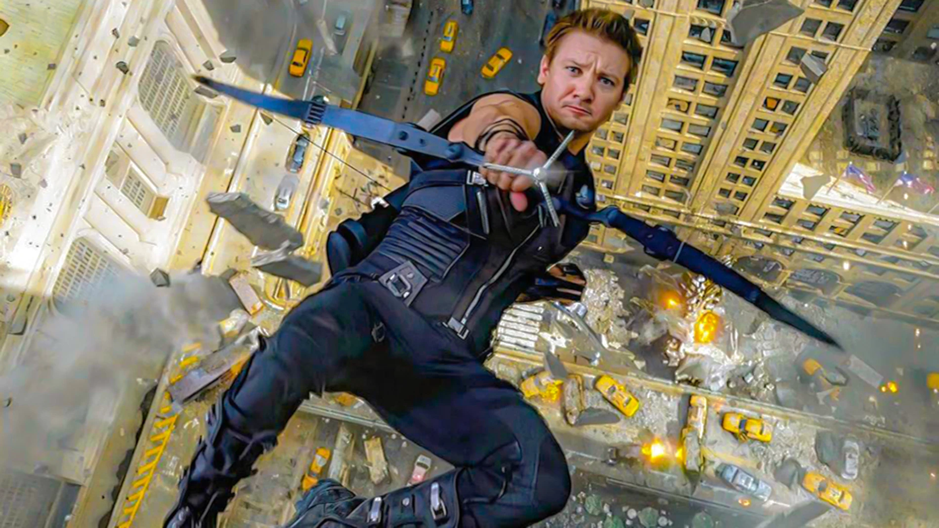 Jeremy Renner interpreta a Ojo de Halcón en el Universo Cinematográfico de Marvel