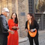 ARAGÓN.-Los artistas Emilio y Gloria Estefan visitan la exposición sobre Goya en el Palacio de la Aljafería