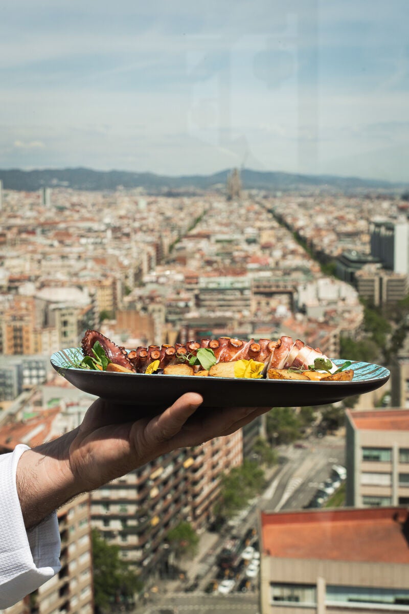 Gastronomía con vistas 360º de Barcelona 