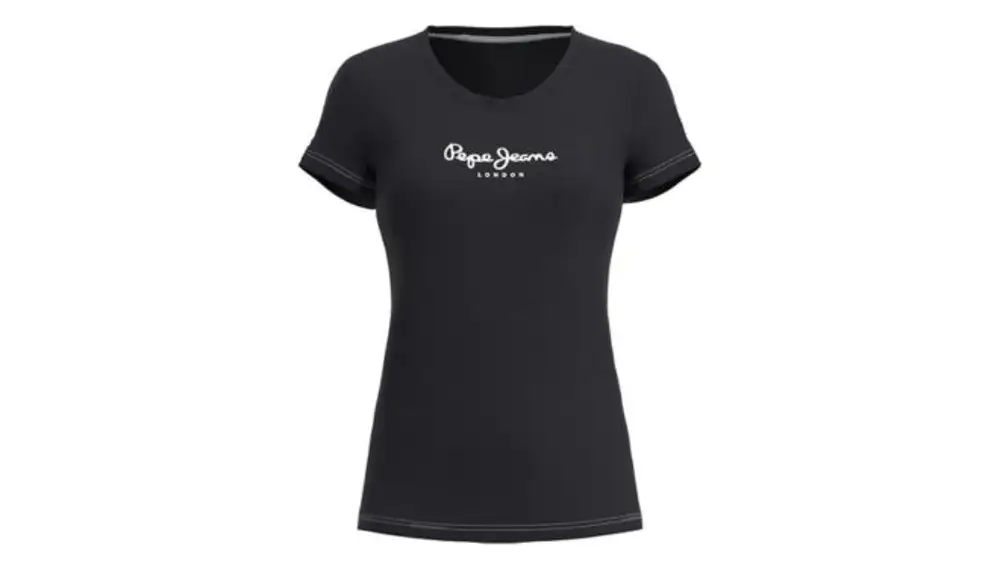 Camiseta negra de Pepe Jeans