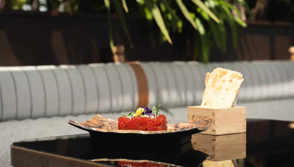 Detalle gastronómico de Nobu Rooftop
