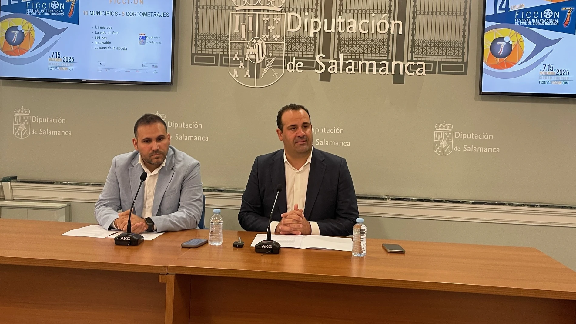 El vicepresidente de la Diputación de Salamanca, David Mingo, presenta el festival