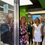 La vicepresidenta del Consell, Susana Camarero, este miércoles en Castellón donde ha presentado una nueva marca que permitirá identificar a las farmacias como espacios seguros para las mujeres víctimas de violencia
