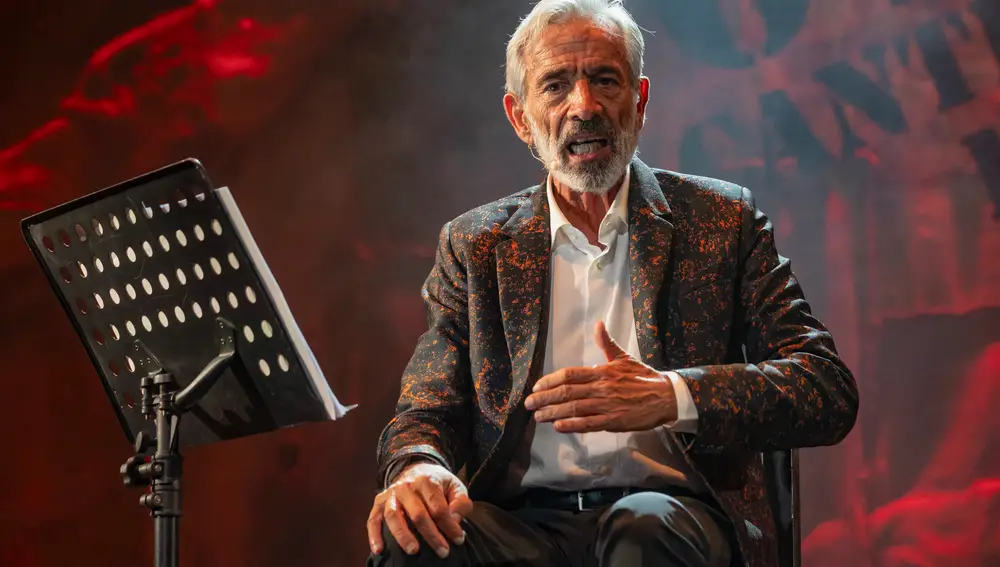 El actor Imanol Arias da el oregón de la 64 edición del Festival Internacional del Cante de las Minas de La Unión