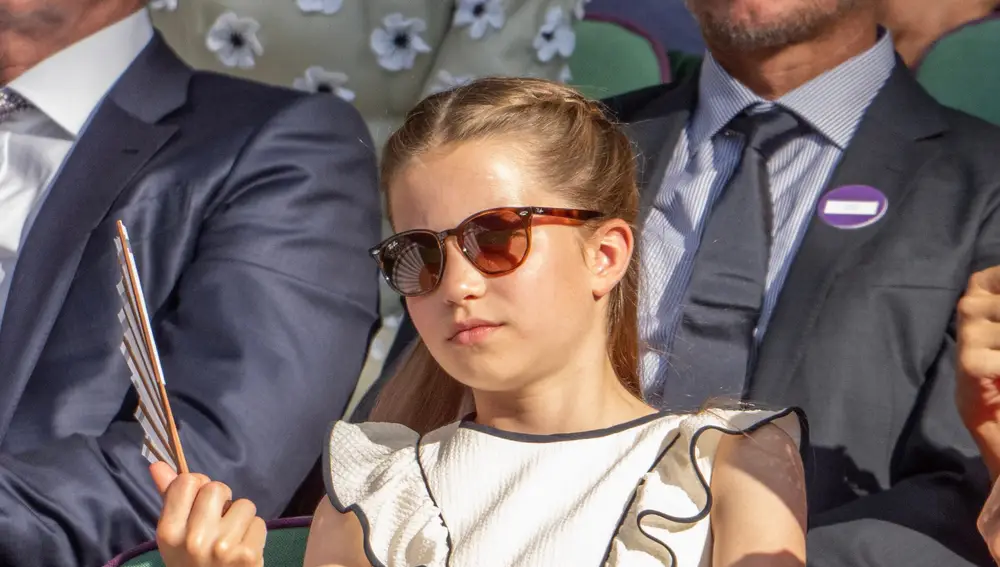 La princesa Charlotte en Wimbledon
