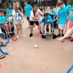 Aspaym celebra su campamento inclusivo en Cubillos del Sil (León)