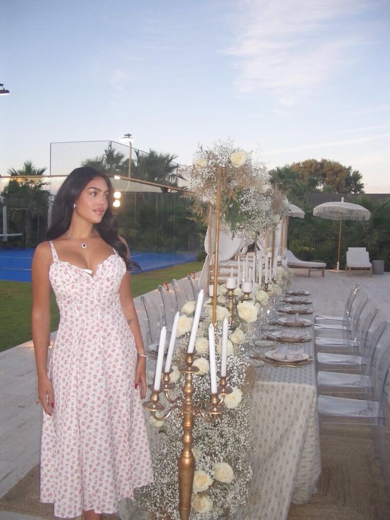 El look de Georgina.